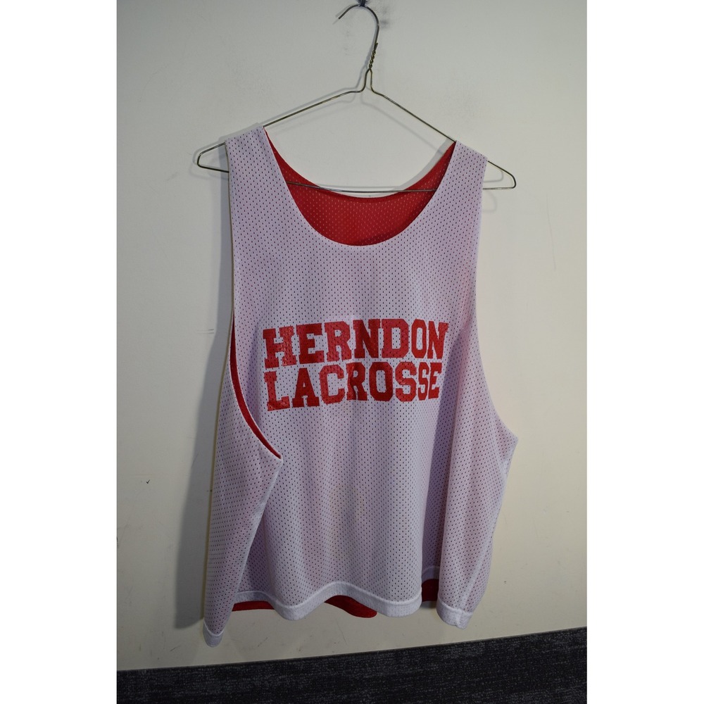 Warrior HERNDON HIGH SCHOOL VA Lacrosse Reversible Mesh Pinnie Jersey Mens L/XL